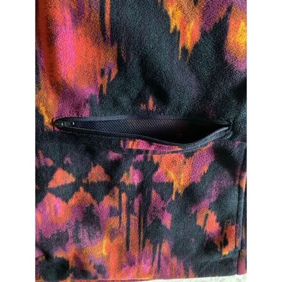 COLUMBIA Ali Peak Pullover Fleece Hoodie Dark Nocturnal Folk Blur Womens XS - Picture 7 of 13